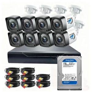 8 channel cctv full set (1TB)