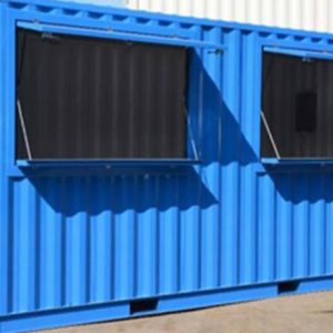 6m double tuckshop container