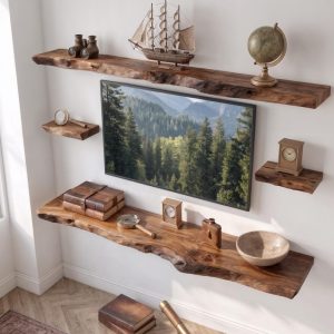 Woods wal-mounted TV stand
