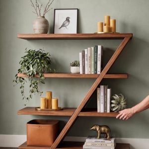 Z stand shelf