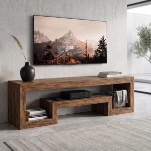classic wood TV stand